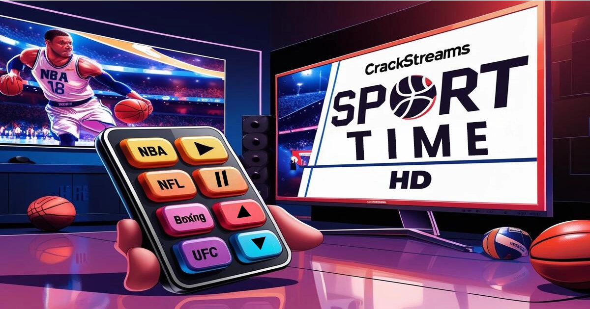 CrackStreams premium sports streaming platform featuring live NBA, NFL, NHL, MLB, UFC and Soccer broadcasts in HD quality